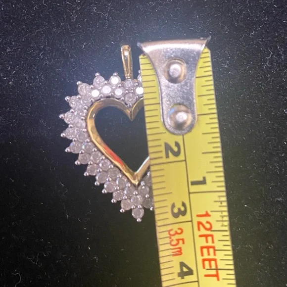 10K Diamond Pendant. 56 diamonds, JWBR.